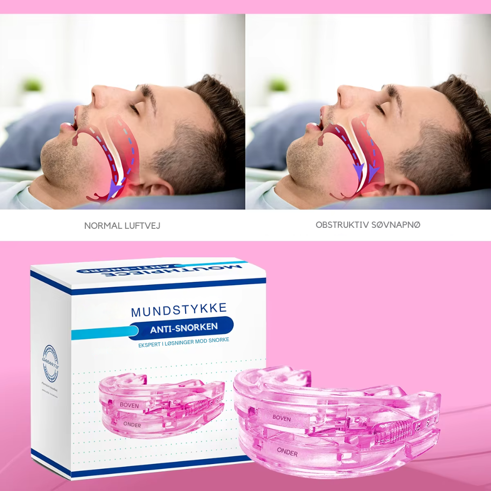 SomnoCalm™ | Sov roligt igen uden snorken der forstyrrer natten