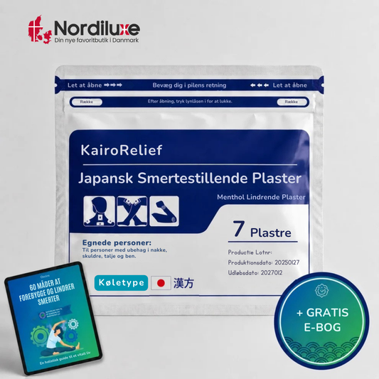 KairoRelief™ | Målrettet urteplaster til lettere bevægelse hele dagen