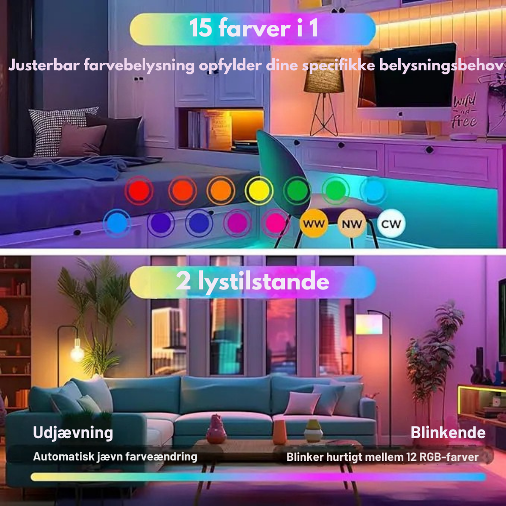 MoodLight™ | Skab stemning i rummet med ét enkelt tryk