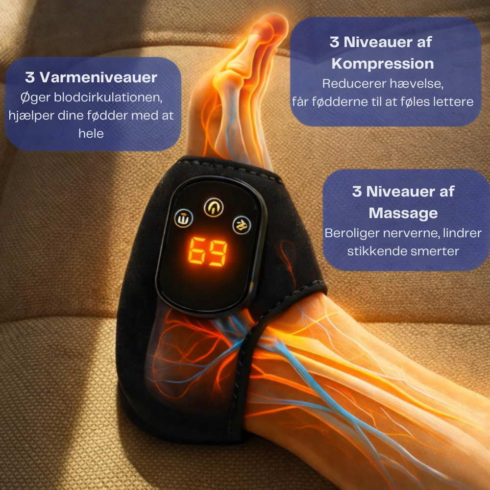 FootRevive™ | Lindr fod- og ankelsmerter derhjemme