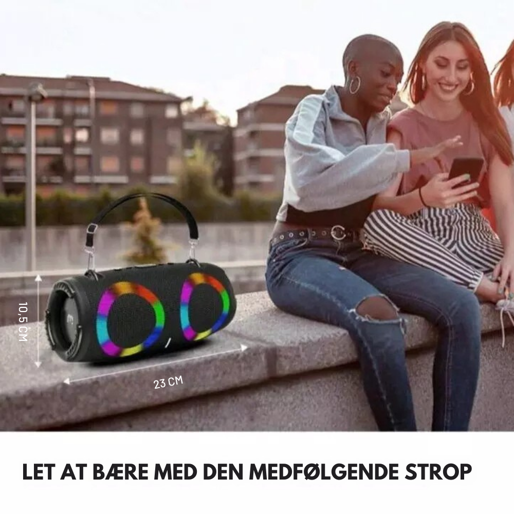 BoomBlaster™ | Tag festen med dig. Uanset hvor du er.
