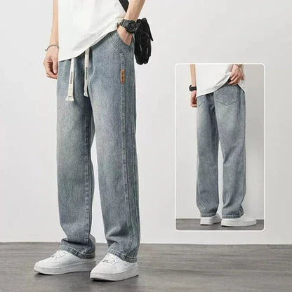 StreetFit™ | Moderne loose fit jeans med længere silhuet