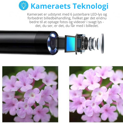 FlexiScope™ | Vandtæt endoskop med LED-belysning