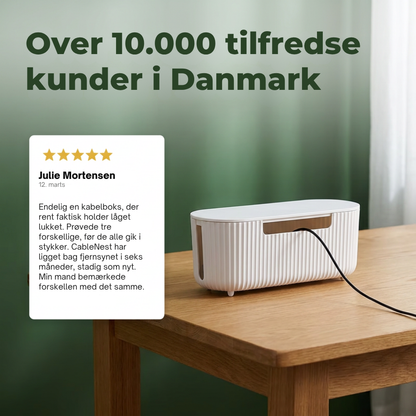 CableNest™ | Skjul ledningskaos uden at ofre stilen