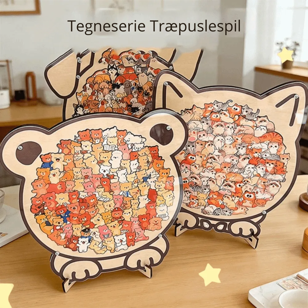 PawPuzzle™ | Dekorativt hundepuslespil med hygge og personlighed
