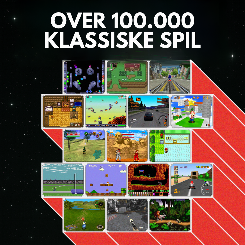 GameWave G11 Pro™ | Bring barndommens spil tilbage i dit liv på et øjeblik