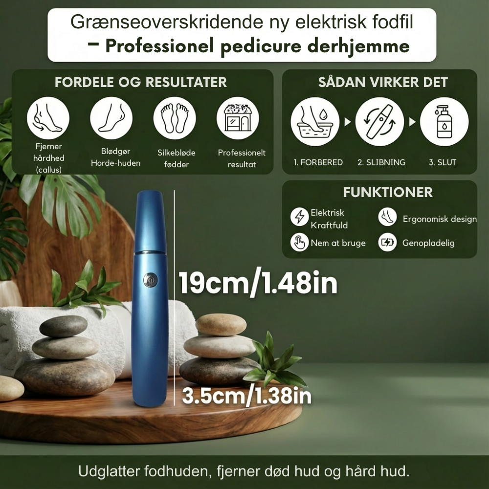 SmoothStep™ | Bløde velplejede fødder uden salonbesøg