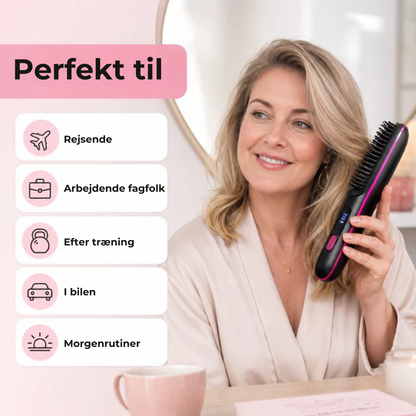 HeatBrush™ | Kort hår med volumen på få minutter
