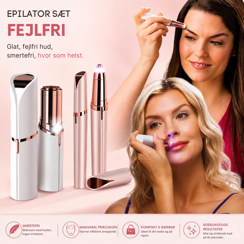 SilkTouch™ | Diskret beautyværktøj til glat velplejet hud hurtigt
