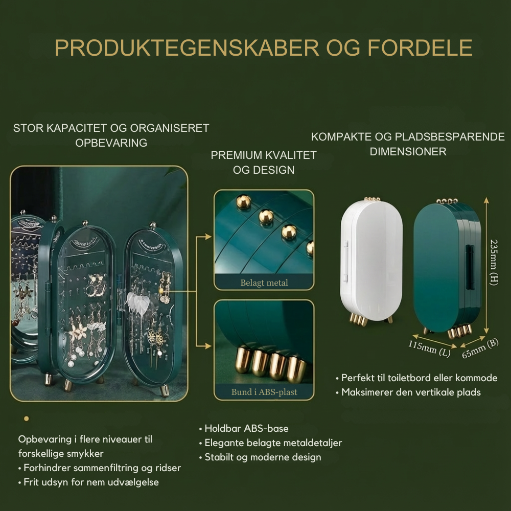 JewelCase™ | Smuk opbevaring der holder dine smykker i orden