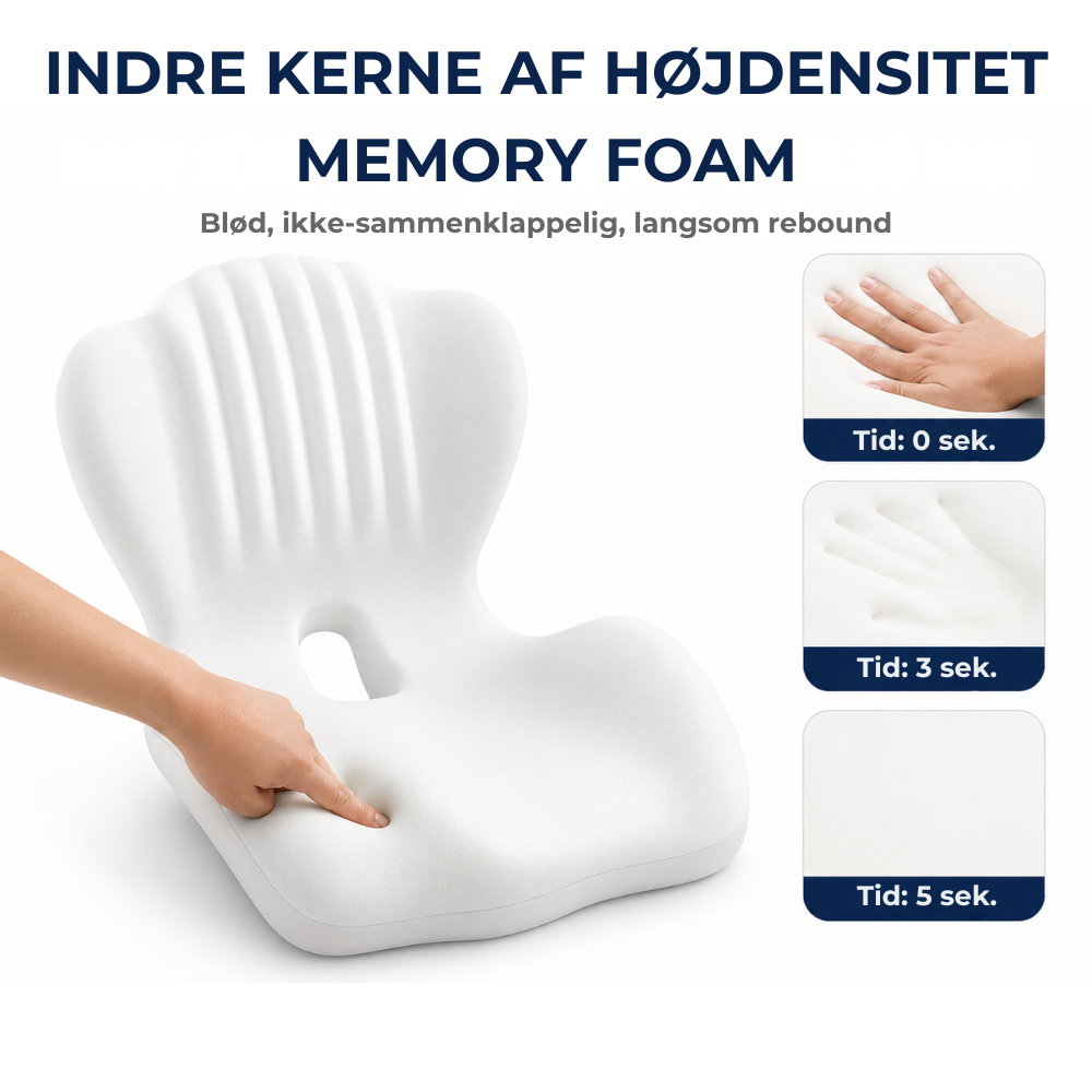 ErgoSit™ | Ergonomisk siddepude til komfort hele dagen