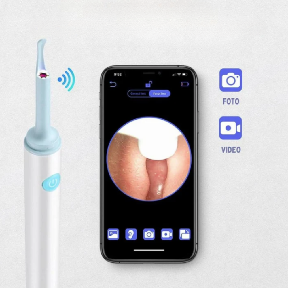 EarPure™ | Rens dine ører sikkert og præcist – uden vatpinde eller risiko