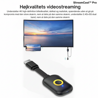 StreamCast™ Pro | Større skærmoplevelser uden Wi Fi eller besvær