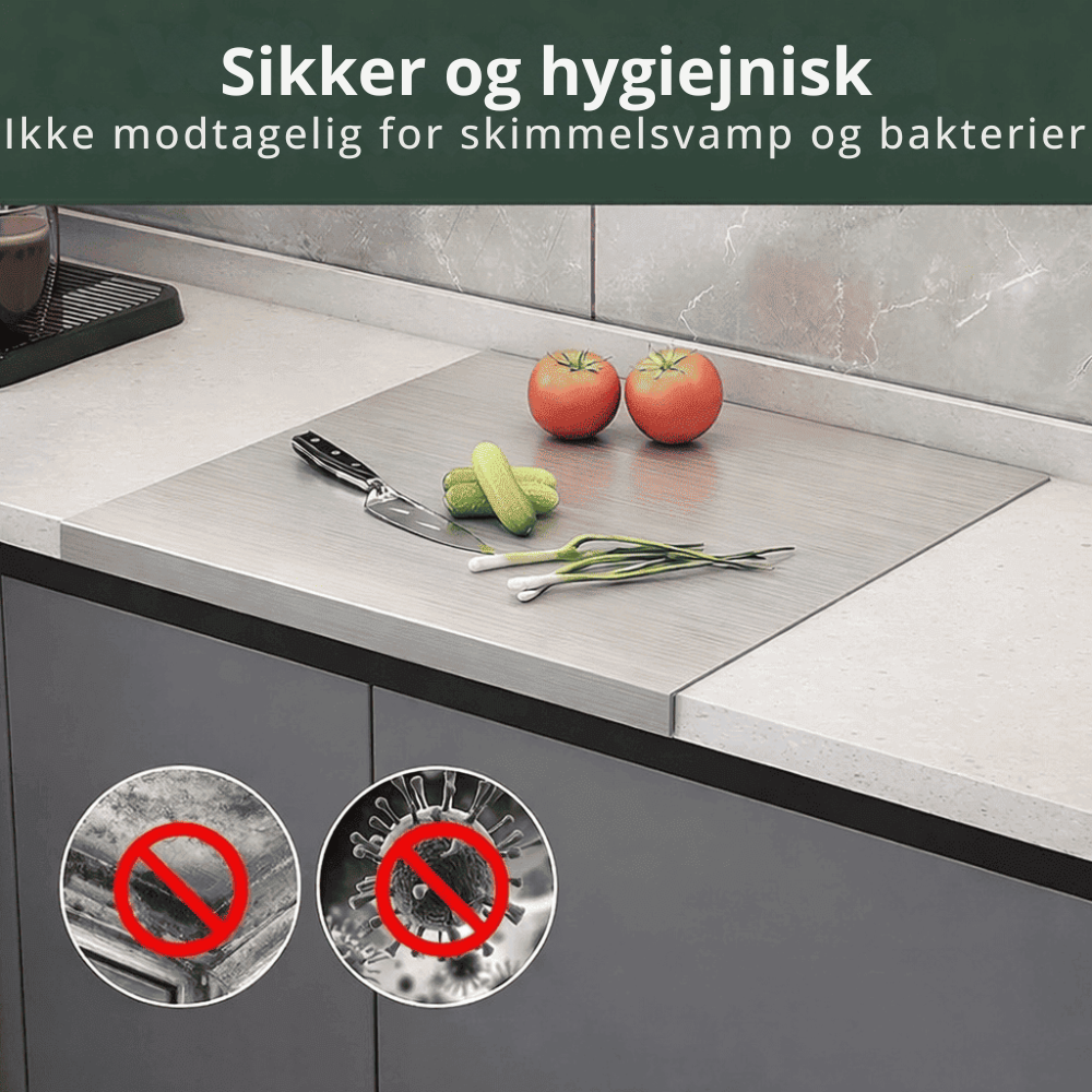CutMaster™ | Skærebrættet, der også beskytter dit køkken