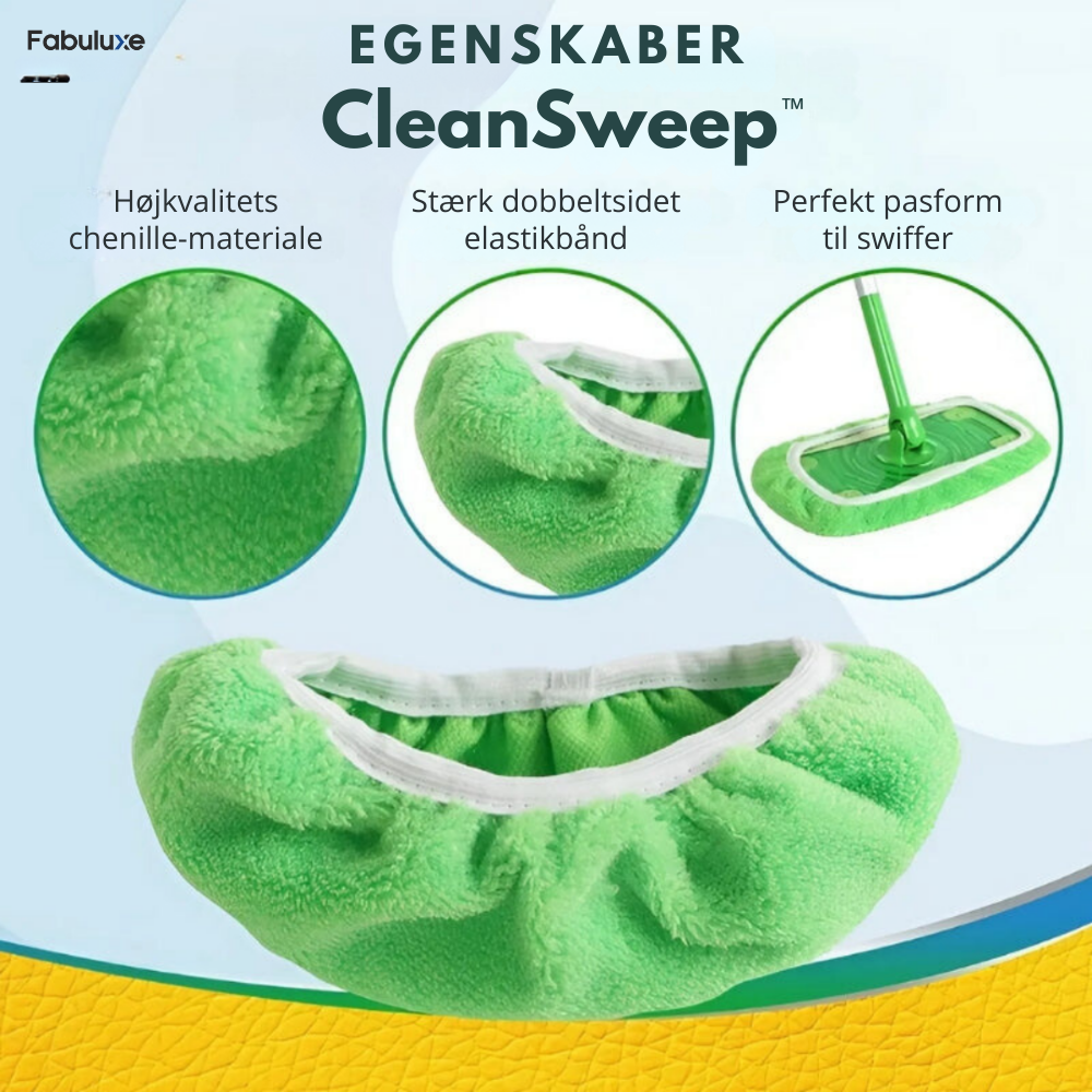 CleanSweep™ | Drop engangsklude – gør rent smartere og spar penge
