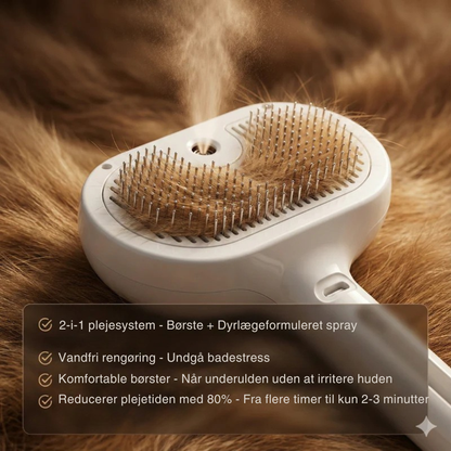 ZenBrush™ | Rolig og skånsom pelspleje uden badestress
