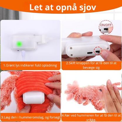 BouncyClaws™ | Hundesjov med hoppende hummer