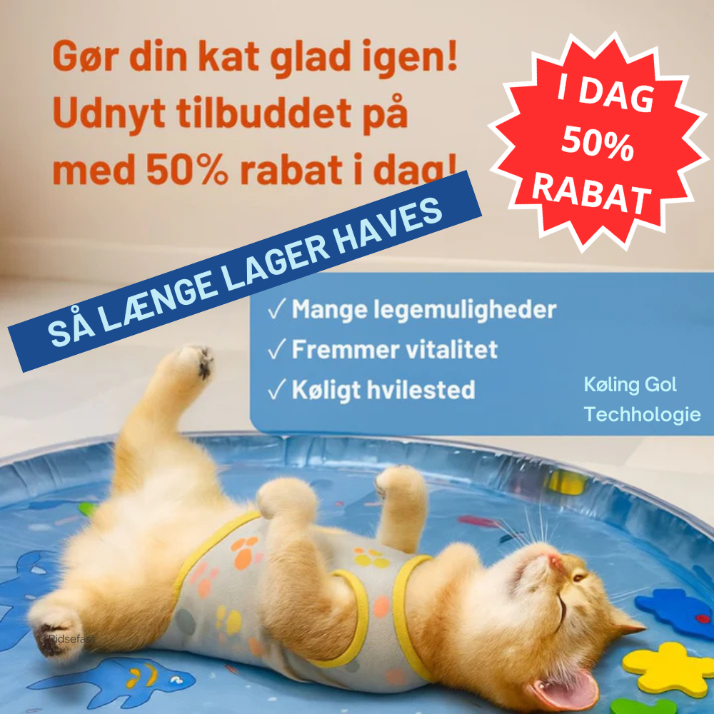 AquaPaws™ | Legetæppe - Kølende Underholdning