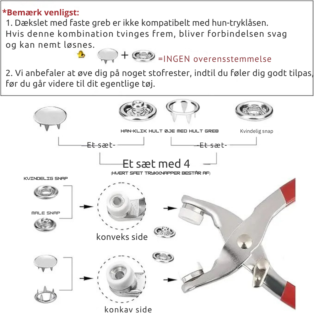 SnapFix™ | Lav, reparer og design på få sekunder – uden at sy