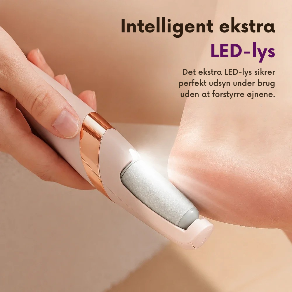 PediSmooth™ | Elektrisk fodpleje til bløde velplejede hæle hjemme