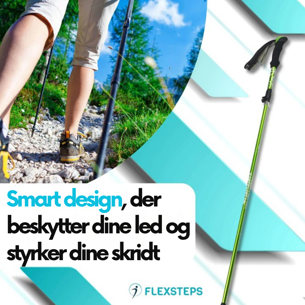FlexSteps™ | Teleskopisk Vandrestav