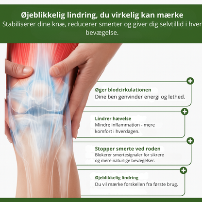 KinesiFlex™ | Naturlig støtte og lindring for smerteplagede knæ