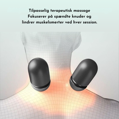 NeckFlow™ | Ergonomisk nakkemassager – Lindrer spændinger, reducerer stivhed og giver afslapning