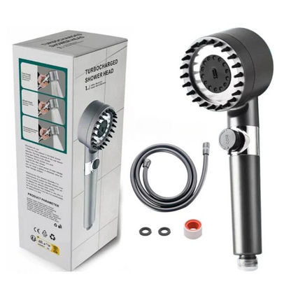 PowerJet™ | 4 i 1 massage- og Hudskønheds Multifunktions Brusehoved