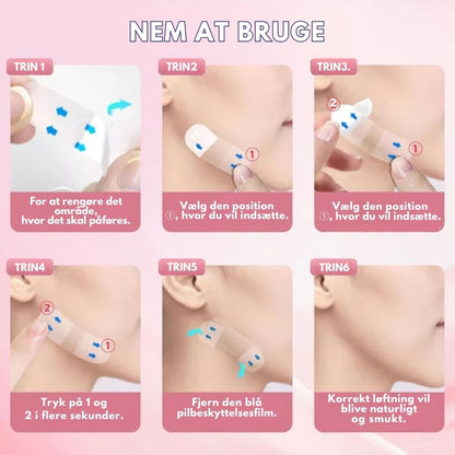 InvisiLift™ | Usynligt ansigtsløftningsbånd – 40 stk. pr. pakke