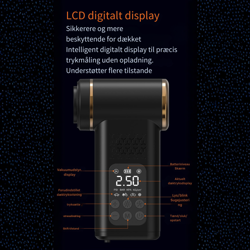 AutoVac™ Pro | Én kompakt løsning til en ren, sikker og klar bil