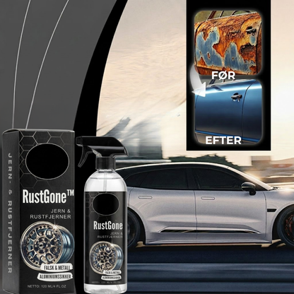 RustGone™ | Rustfjerner spray til bil og metaloverflader
