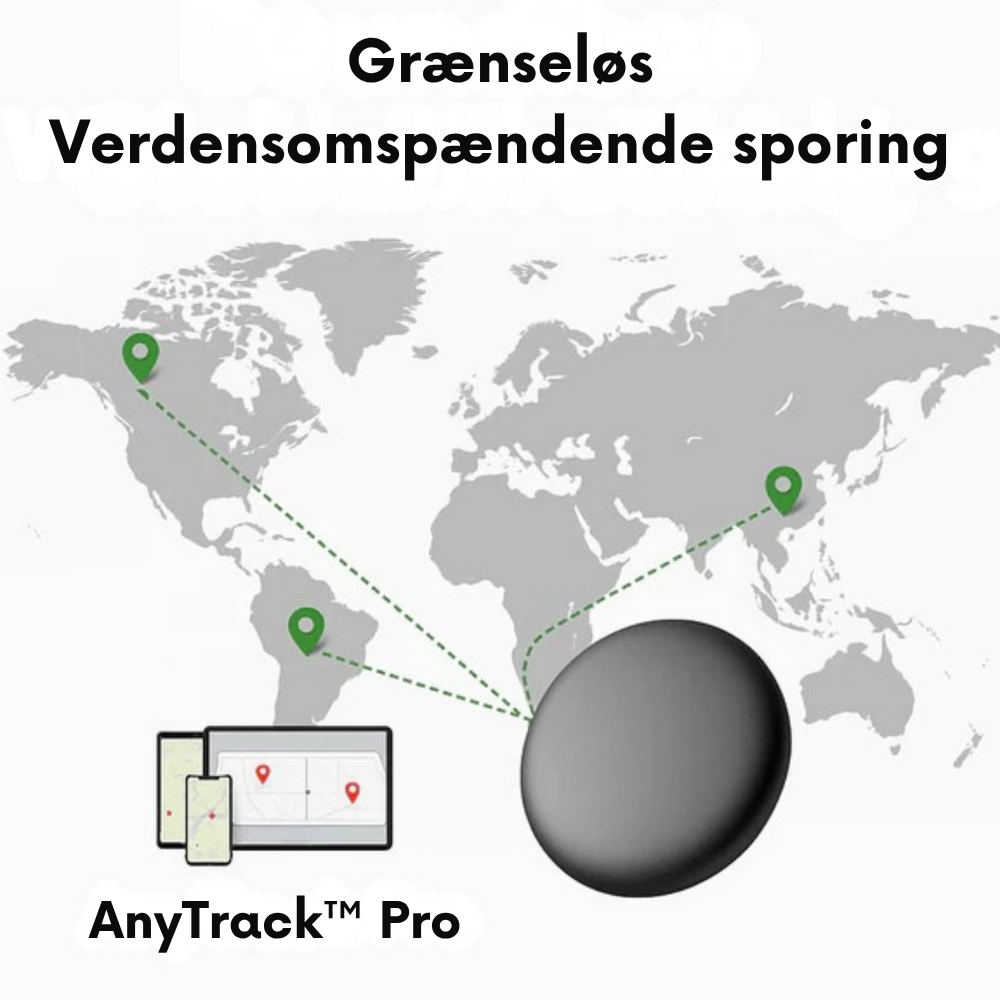 AnyTrack™ Pro | Kompakt GPS-tracker til biler – ingen værktøj, ingen ledninger, ingen abonnement – kun ro i sindet 24/7
