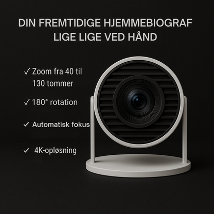 CineBeam™ – Forvandl enhver væg til et ægte biografskærm