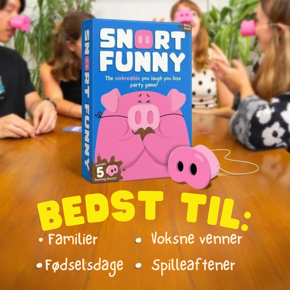 SnortFunny™ | Spillet der får hele familien til at grine højt sammen