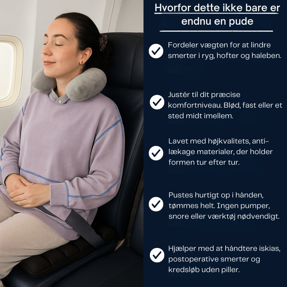 SeatRelief™ | Sid bedre – også når du sidder længe