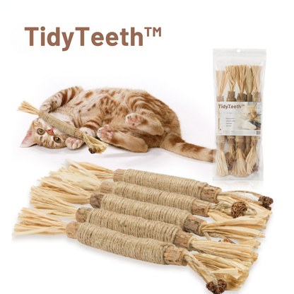 TidyTeeth™ | Naturlig Silvervine Stick tyggelegetøj til katte