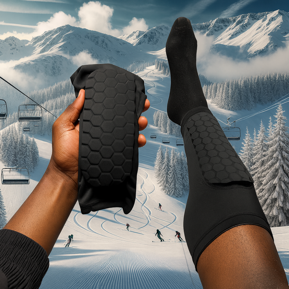SkiShield™ | Beskyt dine ben – og kør bedre hele dagen
