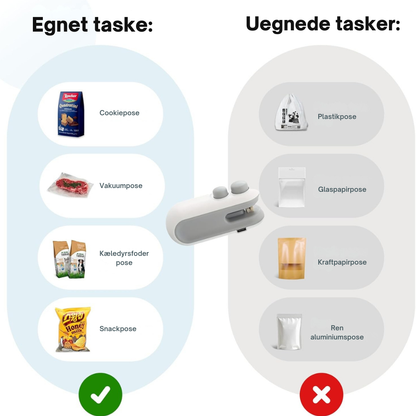 QuickSeal™ | Bevar friskheden i hver eneste pose