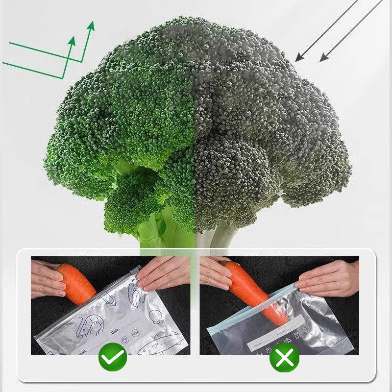 FreshSeal™ | Hold maden frisk længere med genanvendelige poser