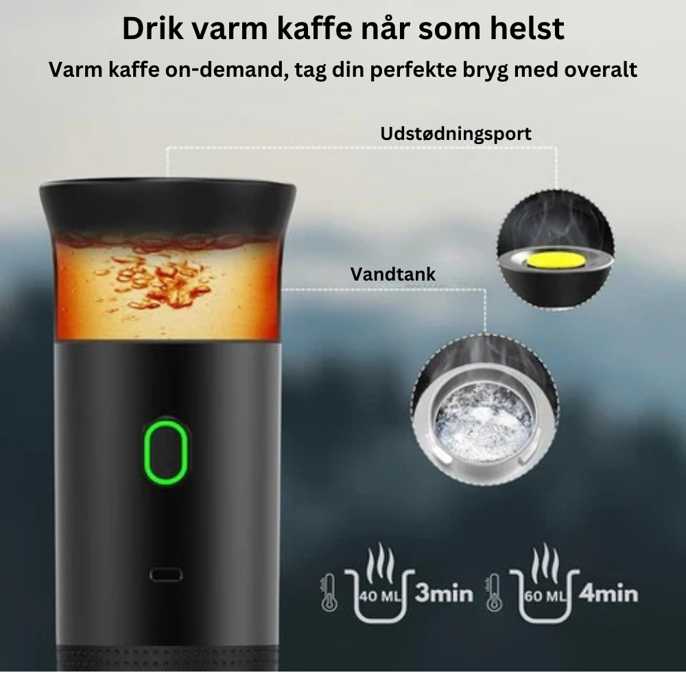 CoffeeGo™ | Få friskbrygget kaffe – hvor som helst, når som helst