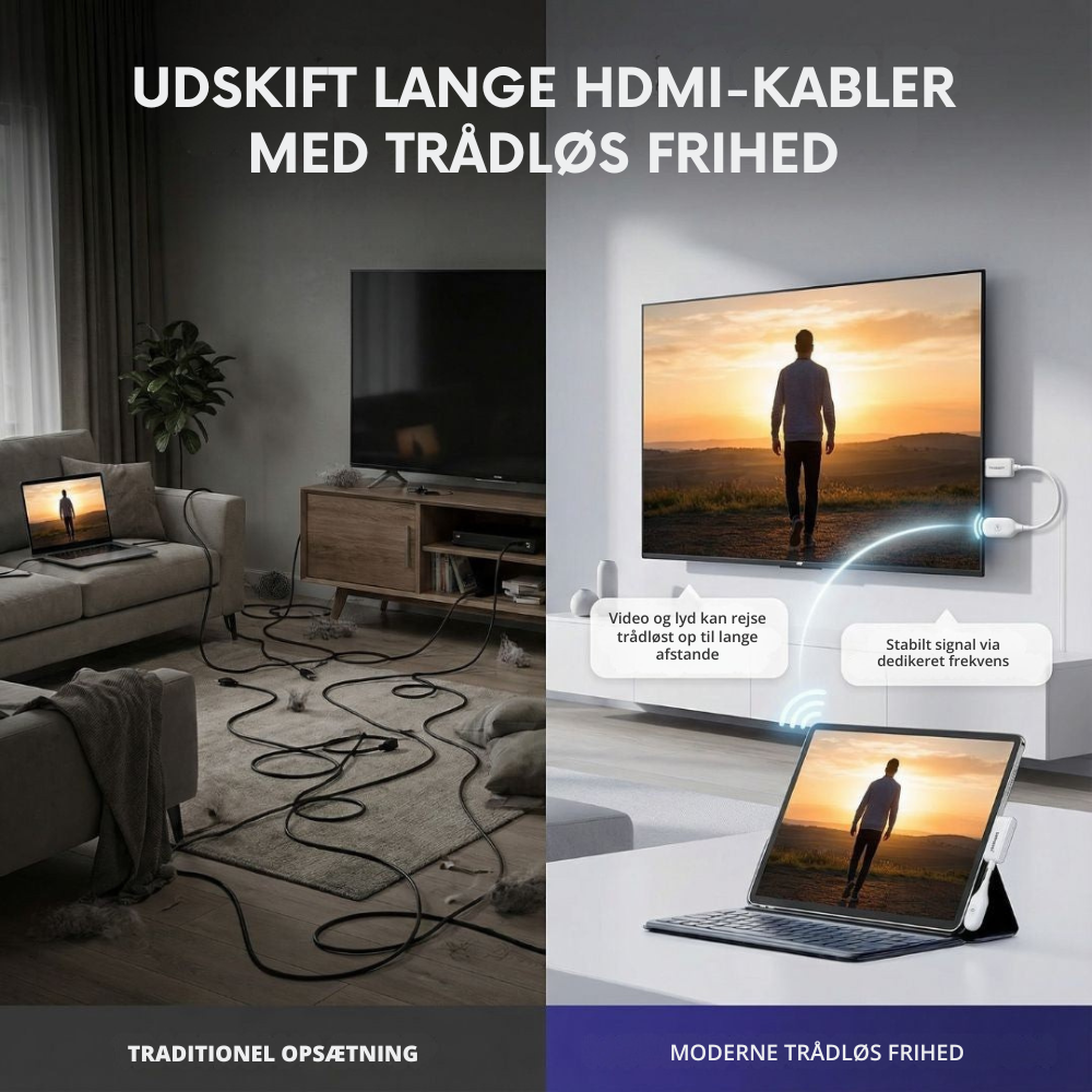 ScreenLink™ | Gør enhver skærm trådløs på få sekunder