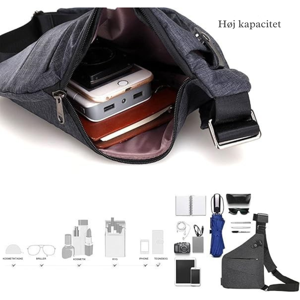 TrygBag™ | Hold alt organiseret og tæt på dig