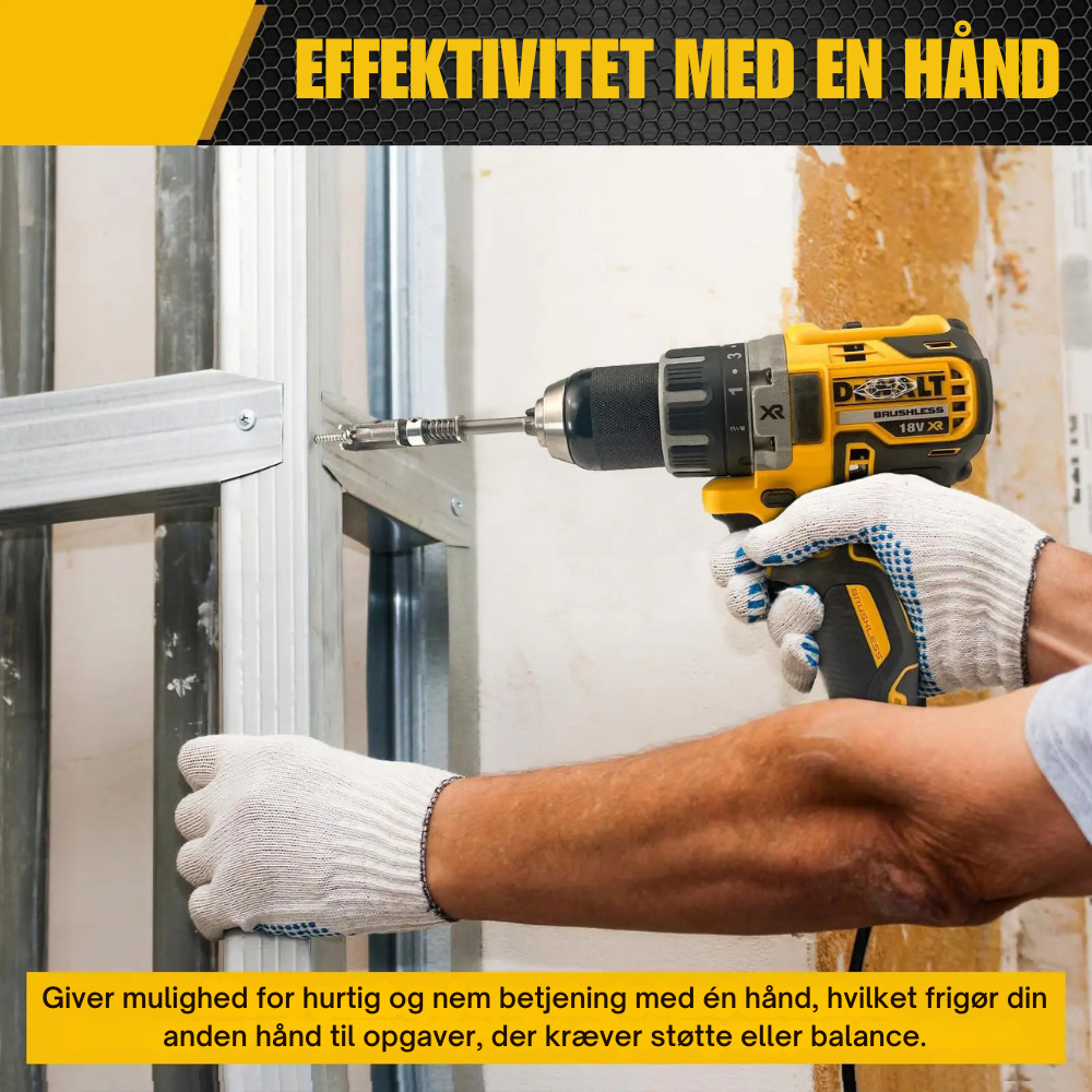 ProMount™ | Den smarte hjælper der holder skruen for dig