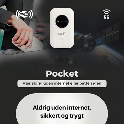 PocketWifi™ | FÅ UBEGRÆNSET INTERNET OVERALT I VERDEN!