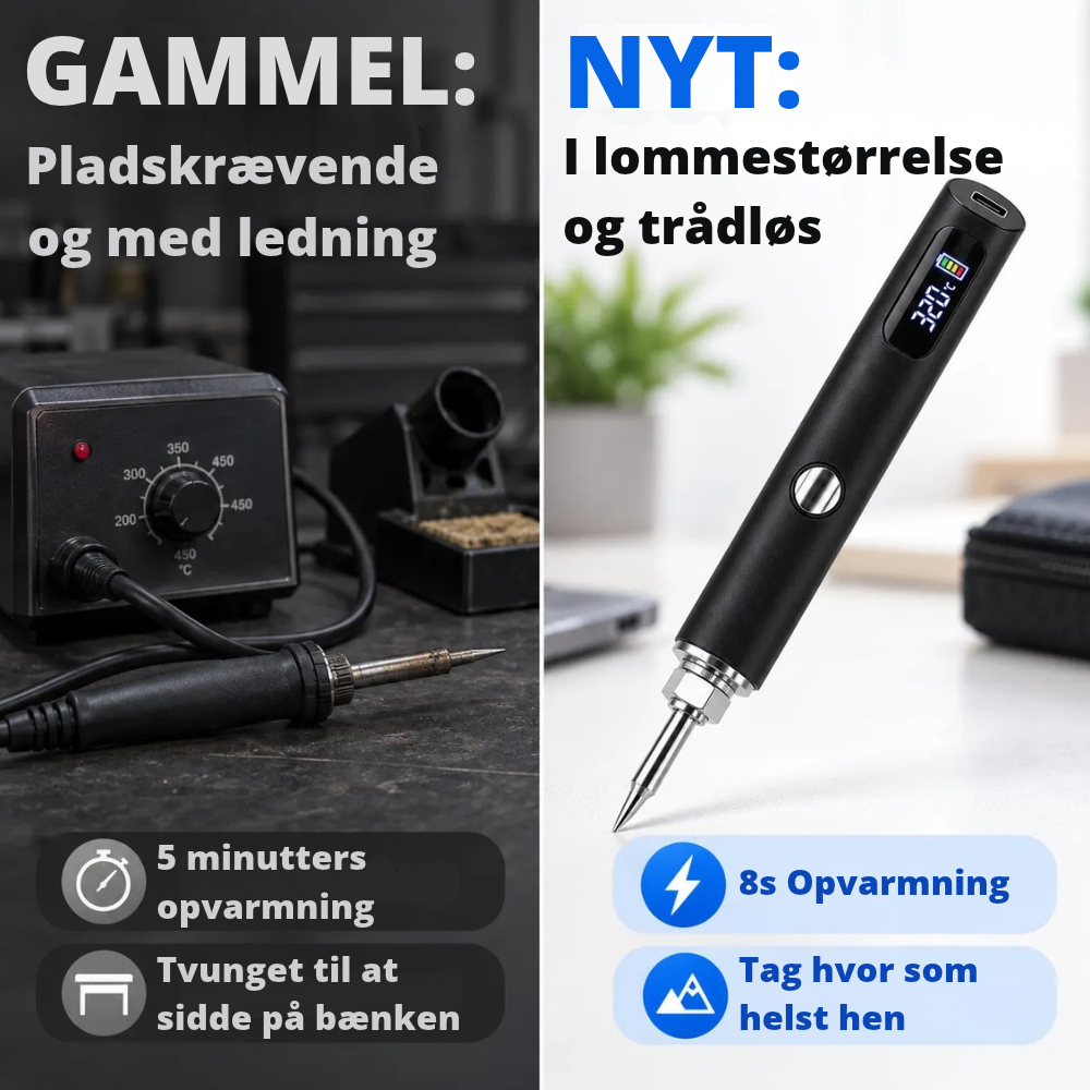 HeatPen Pro™ | Lod hurtigt uden ledning eller stikkontakt