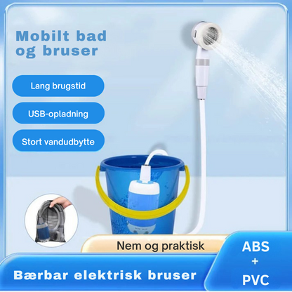 CampFlow™ | Bærbar brusenhed med vandpumpe