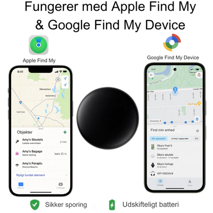 AnyTrack™ Pro | Kompakt GPS-tracker til biler – ingen værktøj, ingen ledninger, ingen abonnement – kun ro i sindet 24/7