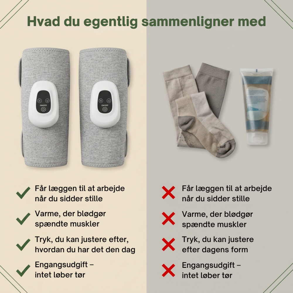 PulseWrap™ | Få lettere, mere afslappede lægge på 15 minutter