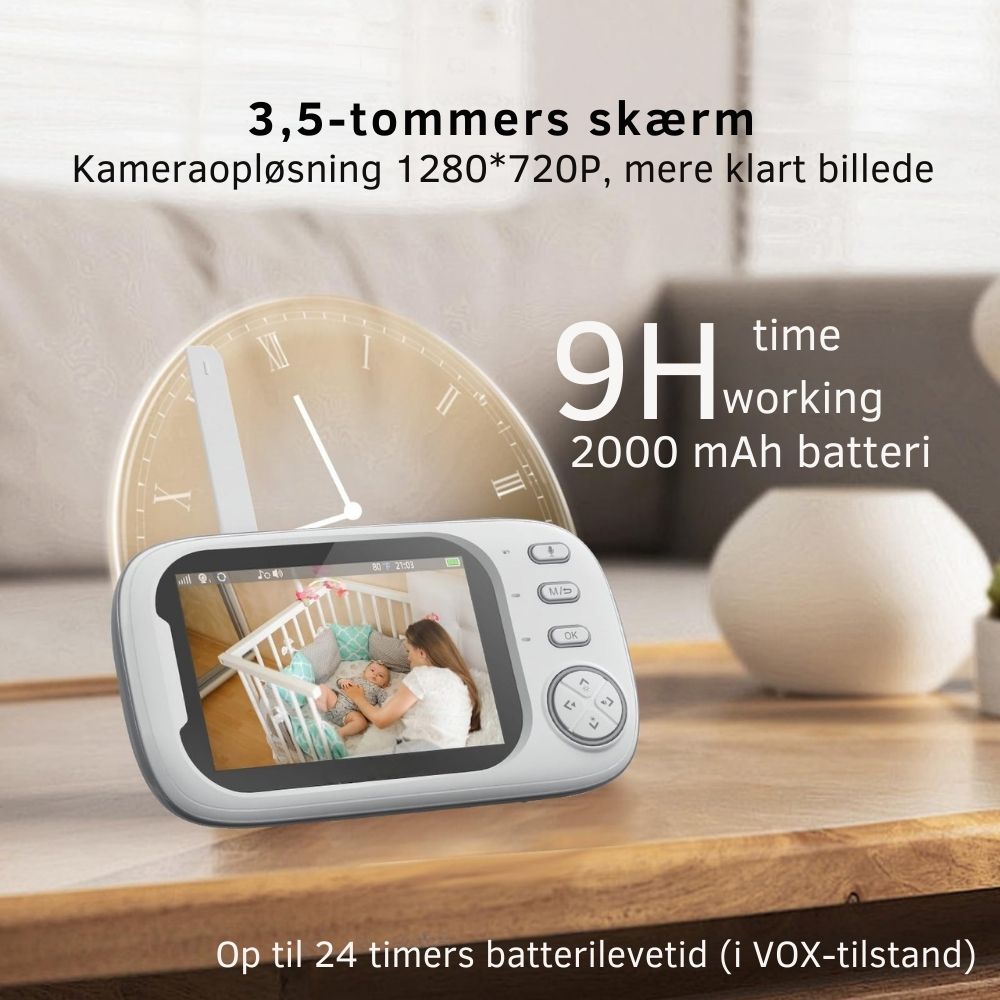 BabyView™ | Smart babyalarm – hold øje med dit barn, uanset hvor du er