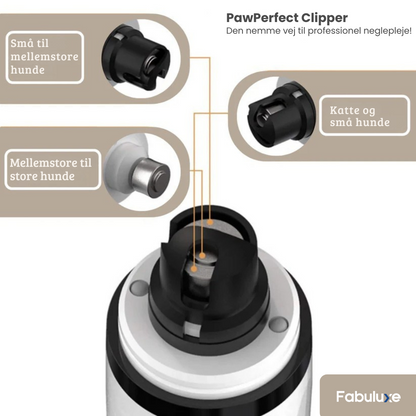 PawPerfect™ | Elektrisk negleklipper med LED og USB-opladning